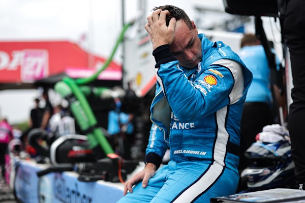 Scott McLaughlin finished sixth in the IndyCar race at Toronto.