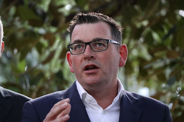 Premier Daniel Andrews told the press he has not had a chance to look over the evidence. Picture: AAP