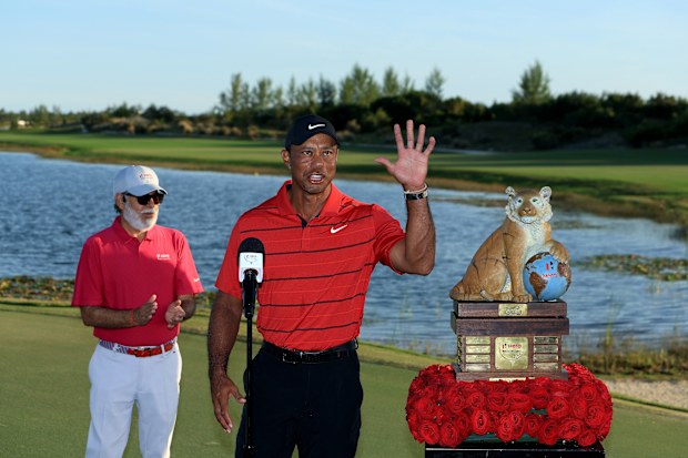 Tiger Woods at the Hero World Challenge.