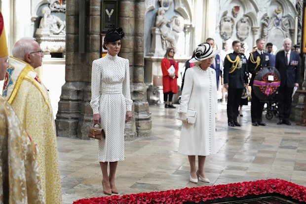Kate, Princess of Wales, and Queen Camilla