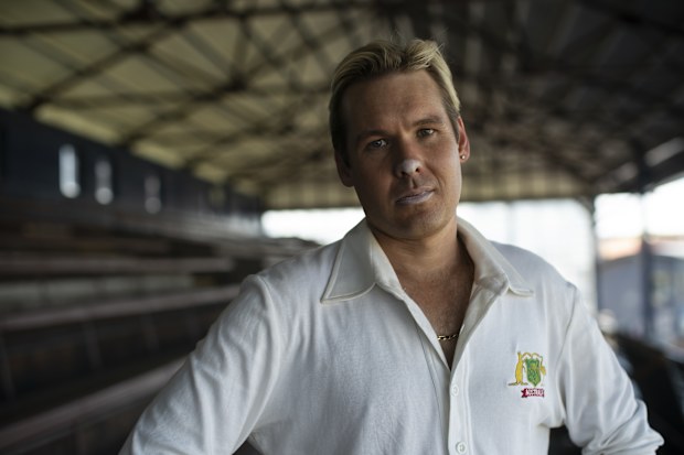 Alex Williams stars as Shane Warne in Warnie