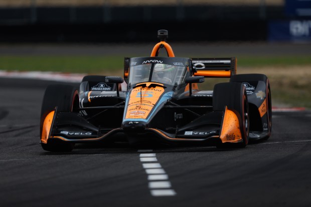Pato O'Ward drives for McLaren.