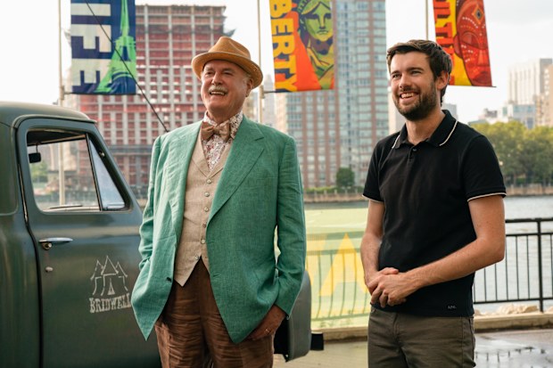 John Cleese and Jack Whitehall in Clifford the Big Red Dog.