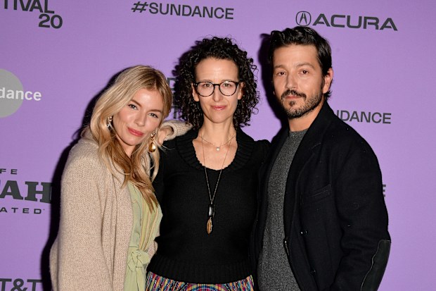 Sienna Miller, director Tara Miele, Diego Luna, 2020 Sundance Film Festival, Wander Darkly, January 25, 2020 in Park City, Utah