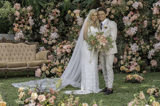 Caitlin and Shannon's wedding: MAFS Married At First Sight 2023
