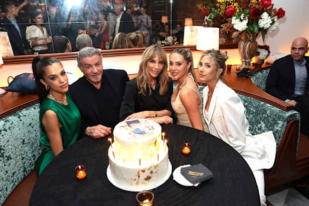 Sistine Stallone, Sylvester Stallone, Jennifer Flavin Stallone, Sophia Stallone and Scarlet Stallone