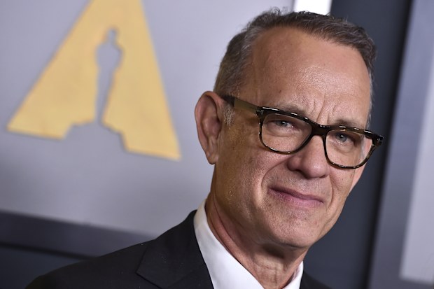 Tom Hanks arrives at the Governors Awards on Saturday, Nov. 19, 2022, at Fairmont Century Plaza in Los Angeles. (Photo by Jordan Strauss/Invision/AP)