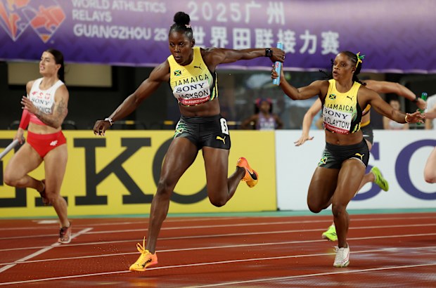 Australia's 4x400m mixed relay team.