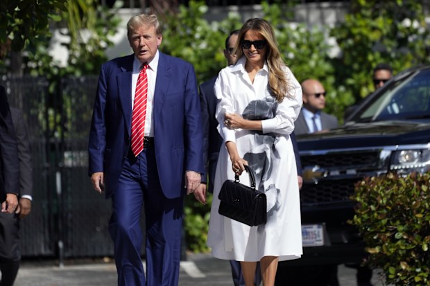 Melania Trump makes ultra-rare appearance.