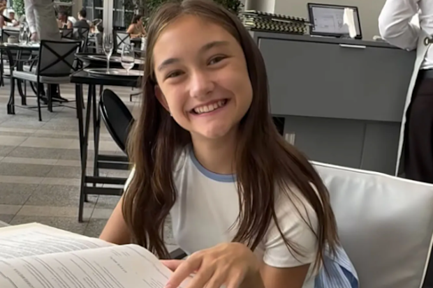 Ada Law, daughter of Catherine Harding and Jude Law