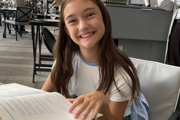 Ada Law, daughter of Catherine Harding and Jude Law