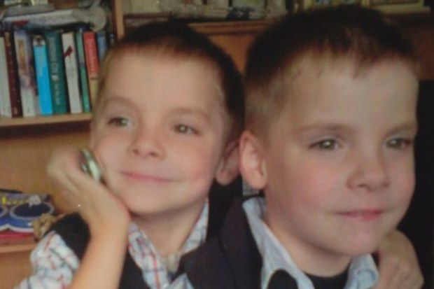 Logan Carrie (right) and his brother Zachary. (Daily Record)