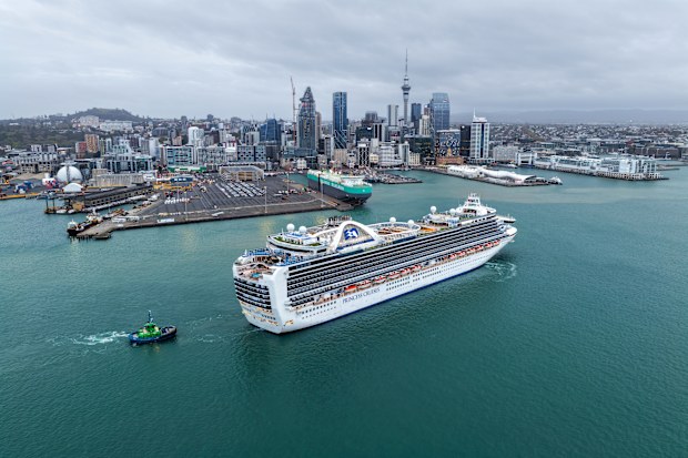 Summer cruise season officially underway as Crown Princessarrives in Auckland