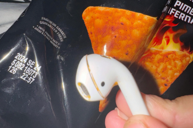 airpod found in bag of doritos