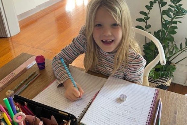 Brooke is ready to send her daughter Edie back to school