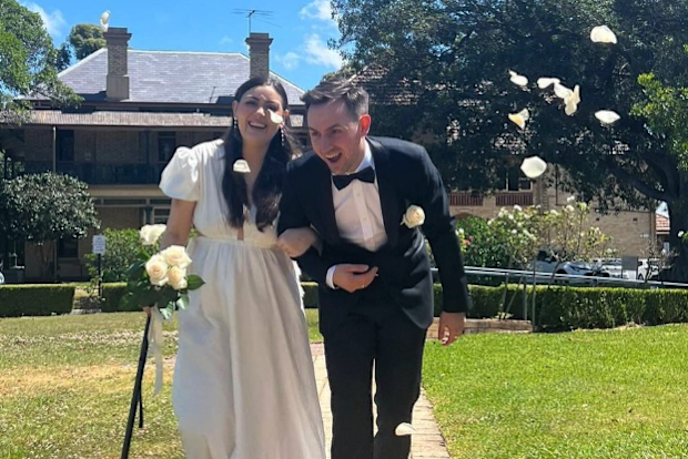 Natalie Fornasier and her husband Alex.