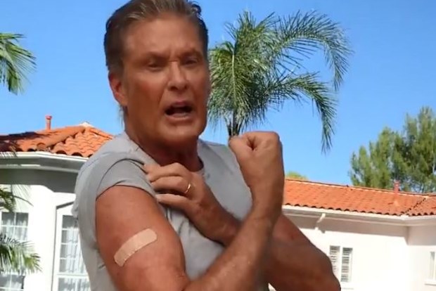 David Hasslehoff COVID-19 vaccination PSA for Germany