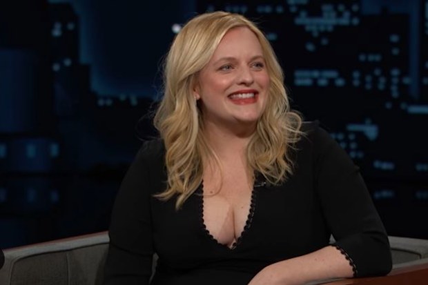Elisabeth Moss announced her pregnancy on Jimmy Kimmel Live on January 30, 2024