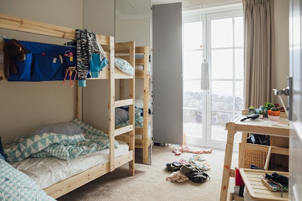 Child's messy room