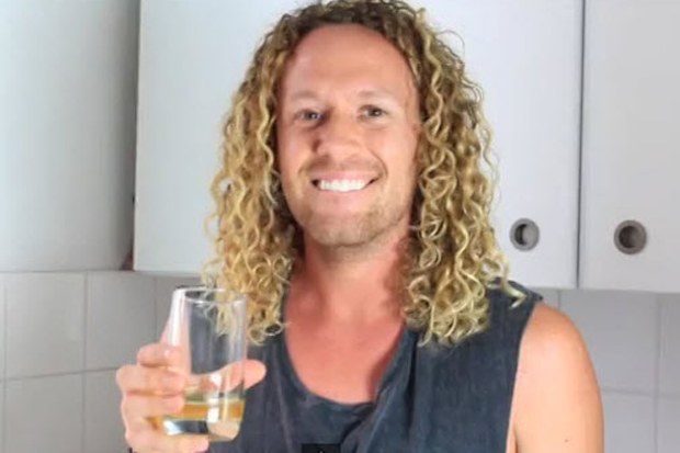 Gross! Big Brother winner Tim Dormer drinks his own pee for dare video