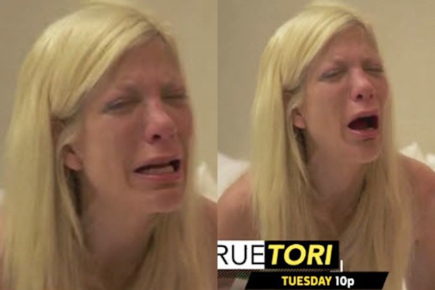 Watch: Tori Spelling's hysterical breakdown over cheating hubby