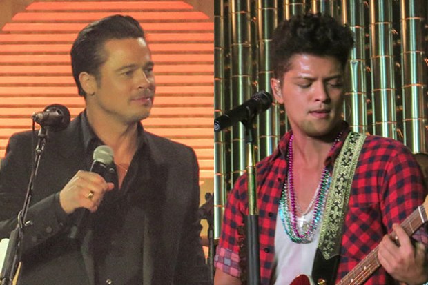 Brad Pitt Bruno Mars