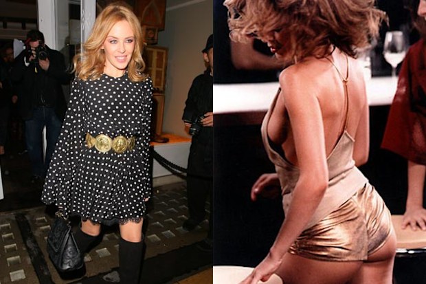 Kylie Minogue's famous gold hotpants set for a comeback!