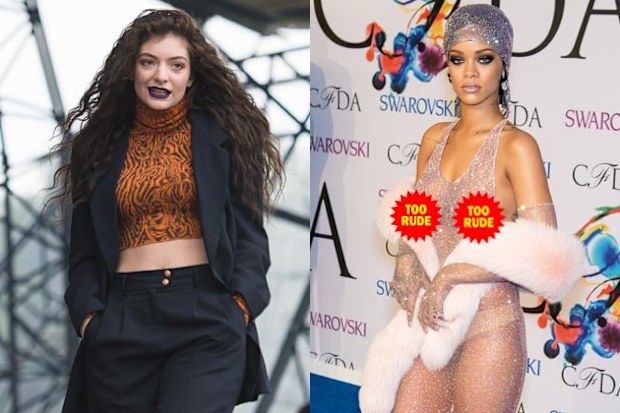Lorde defends scantily-clad female pop stars: 'They're not a terrible influence'