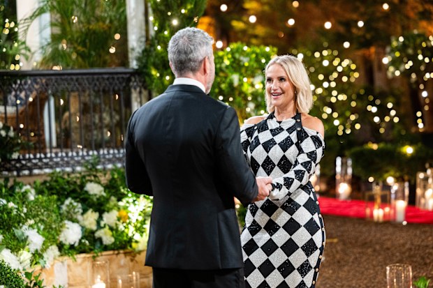 EMBARGO 20/10/2025 9PM The Golden Bachelor Australia 2025 Episode 1 red carpet arrivals entrances Bear meets Bianca