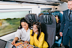 Standard Class on the Eurostar train