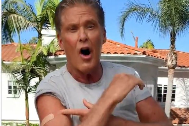 David Hasslehoff COVID-19 vaccination PSA for Germany