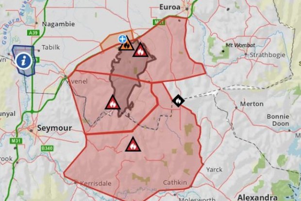 Latest advice as Longwood bushfire spreads