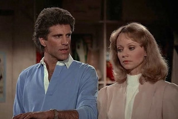 Ted Danson and Shelley Long in Cheers