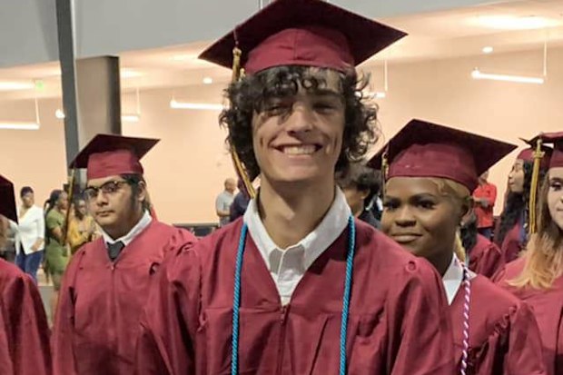 Gavin Guffey graduation. 