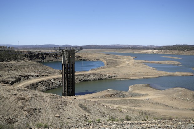 Burrendong Dam (photographed on 7 November, 2019) in central west NSW at 3.7 percent capacity. Large parts of NSW are facing severe drought conditions and have been in drought since 2017.