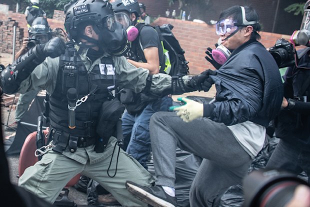 The pitched battle for control of Hong Kong Polytechnic University began last week as demonstrators for days fortified the campus to keep the police out. On Monday, cornered by security forces determined to arrest them, they desperately tried to get out but faced a cordon of officers armed with tear gas and water cannons.