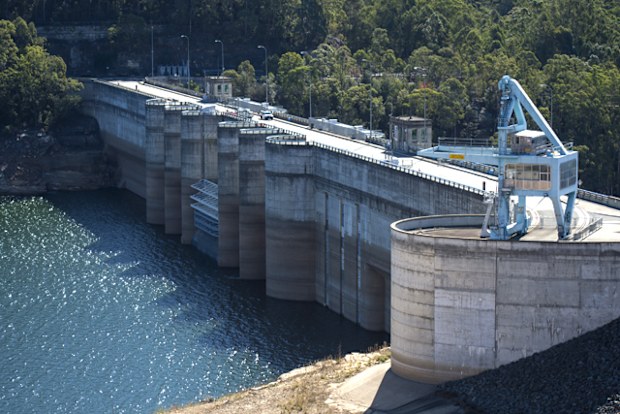 Level two water restrictions start today as parts of New South Wales continue to struggle through severe fire and drought devastation. Water levels at Warragamba Dam (pictured) have been significantly depleted.