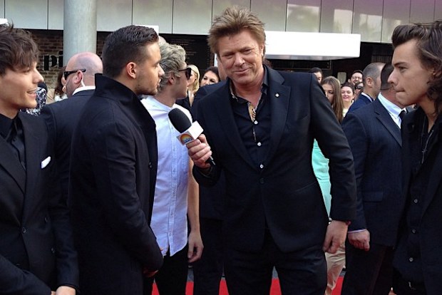 Richard Wilkins interviewing One Direction.