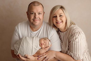 Emily, John and baby Honey