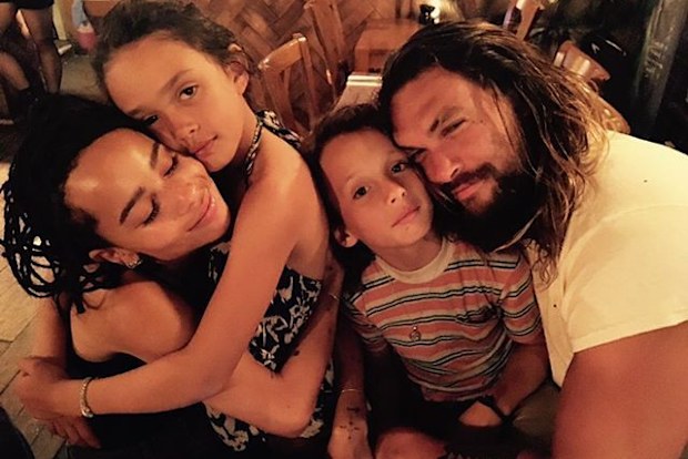 Jason Momoa, Lisa Bonet, family, photo, kids, Lola, Nokoa-Wolf
