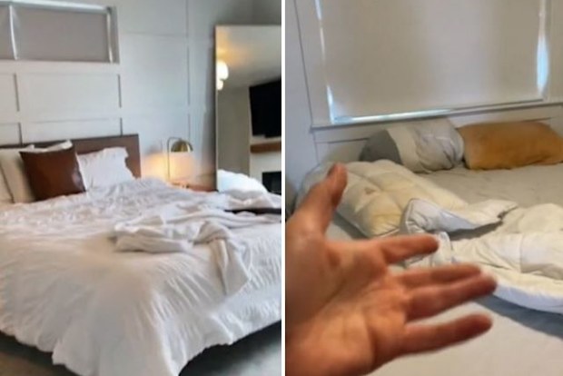 Taylor Paul separate bedrooms