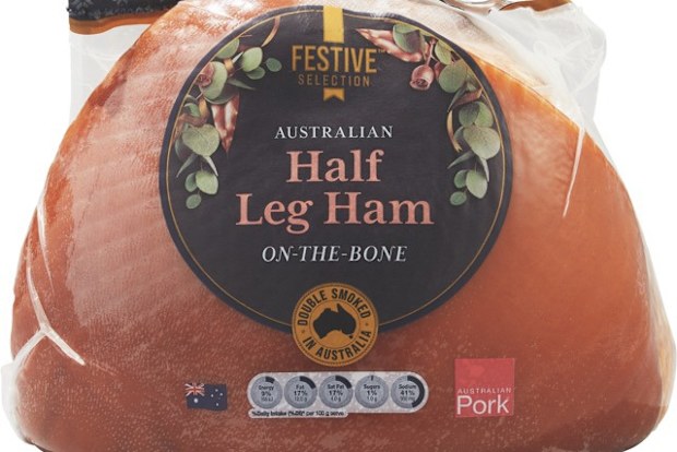 ALDI half leg ham