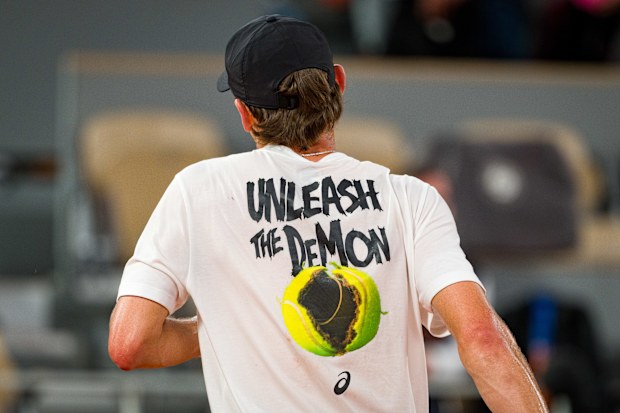 Alex de Minaur at Roland Garros on May 24, 2025 in Paris, France.
