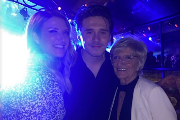 brookyln beckham birthday tribute to nanny
