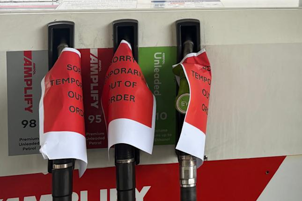 An Ampol petrol station in Neutral Bay, a favourite for motorists on Sydney's Northern Beaches, has been run dry.  