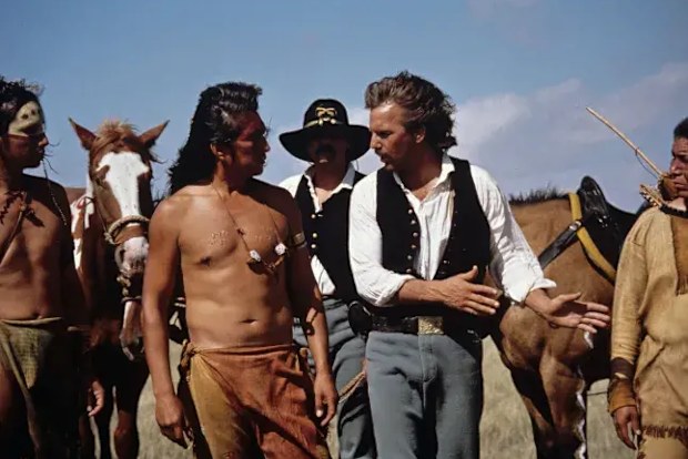 Kevin Costner and Graham Greene in Dancing with Wolves