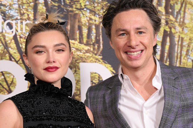 Florence Pugh Zach Braff age-gap romance relationship 