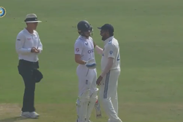 Ollie Pope and Jasprit Bumrah clashed.