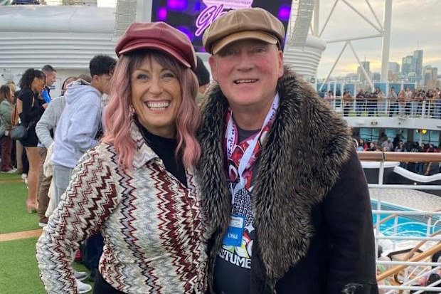 Robert Stansfield, from Queensland who runs Rob and Ali Cruise & Travel with his wife, Ali 