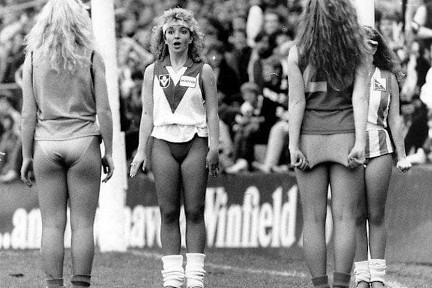 The Sydney Swans cheerleaders called the 'Swanettes'.